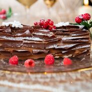 Christmas Log Cake : Sensation