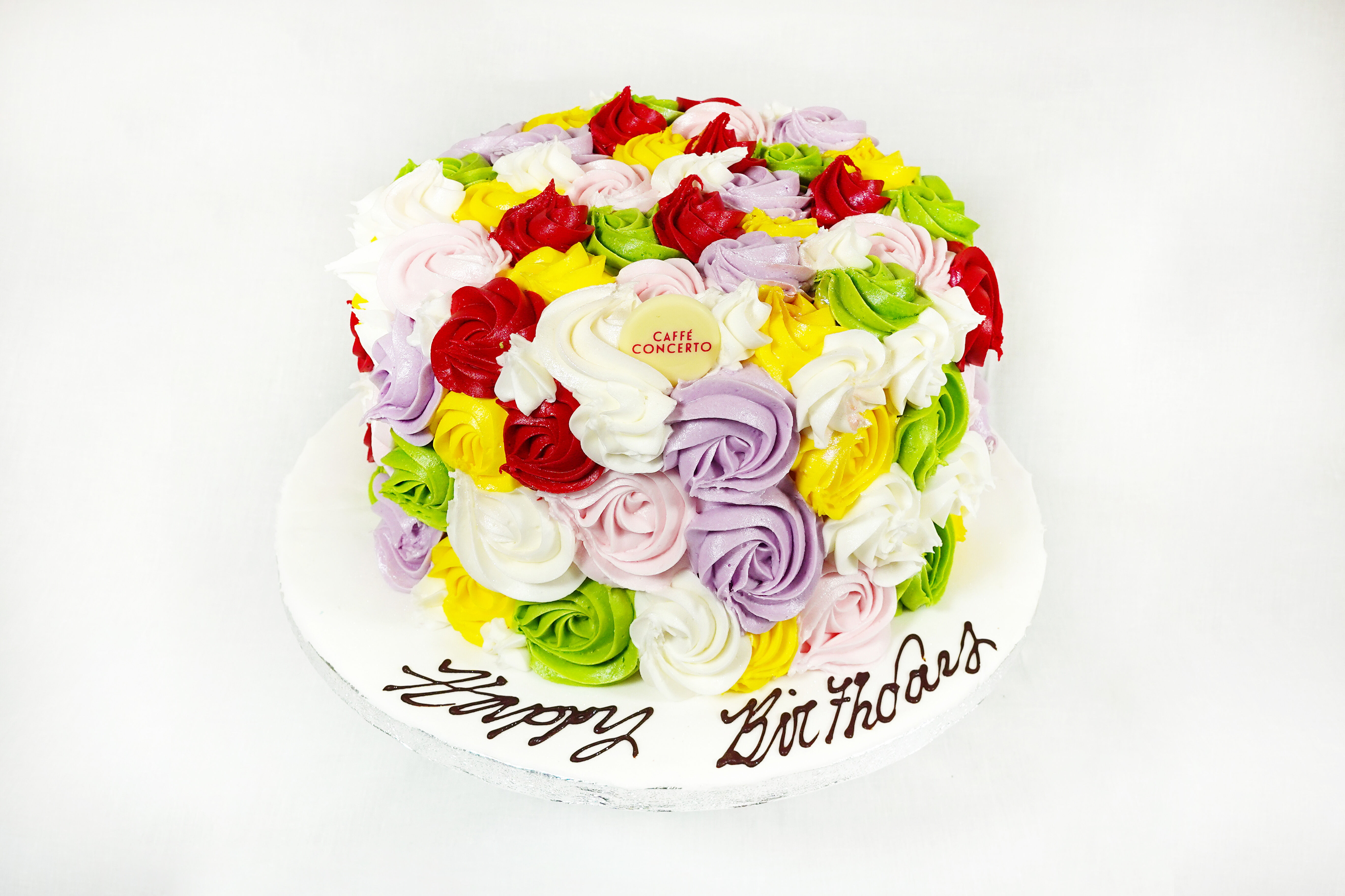 Rose Garden Whipped Cream Cake | Cakes In Abuja | www.orderAcake.ng