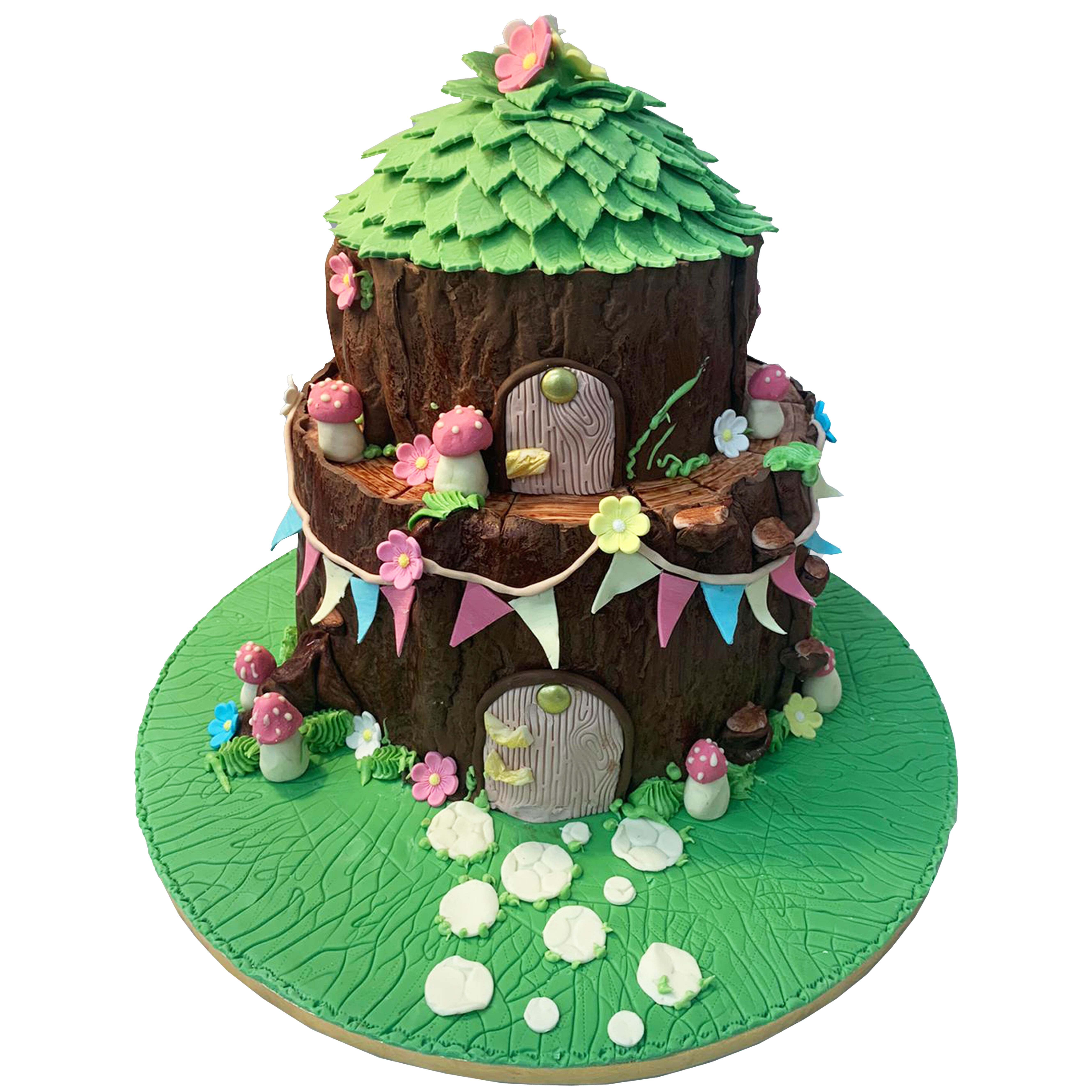 Enchanted Forest Tree House Cake - Veena Azmanov