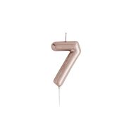 Number Candle - Rose Gold